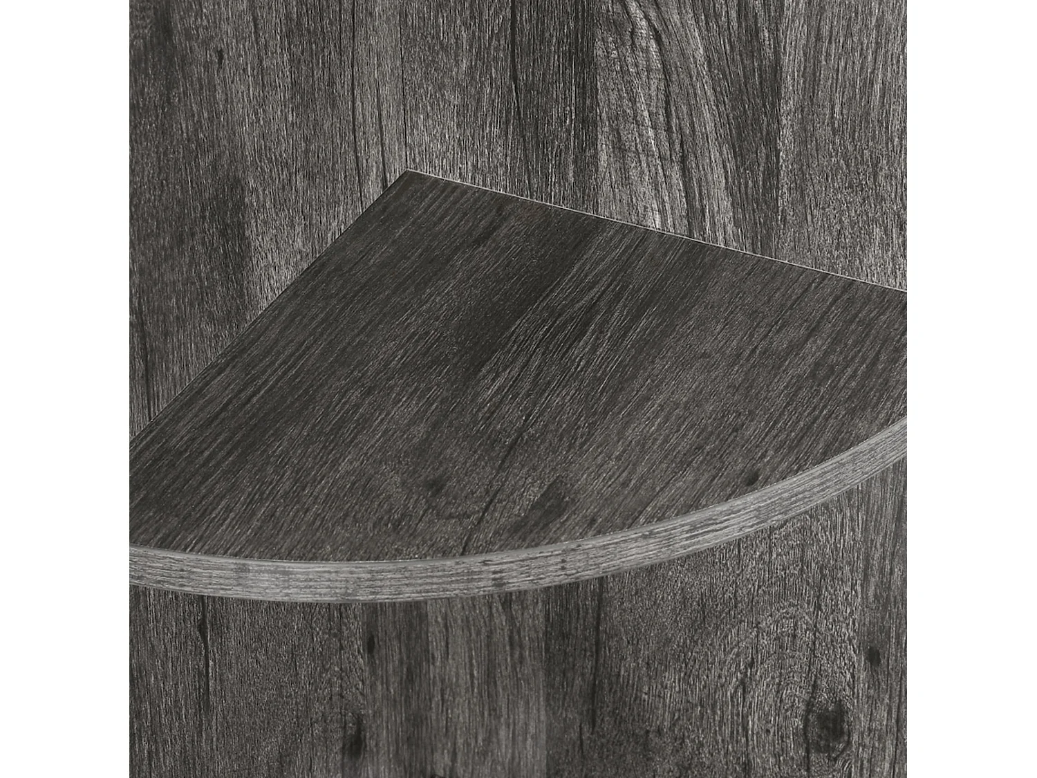 YITAHOME Bibliothèque - Étagère d'angle - 5 Niveaux - 30 x 30 x 180 cm - Étagères de Rangement Ouvertes - Gris