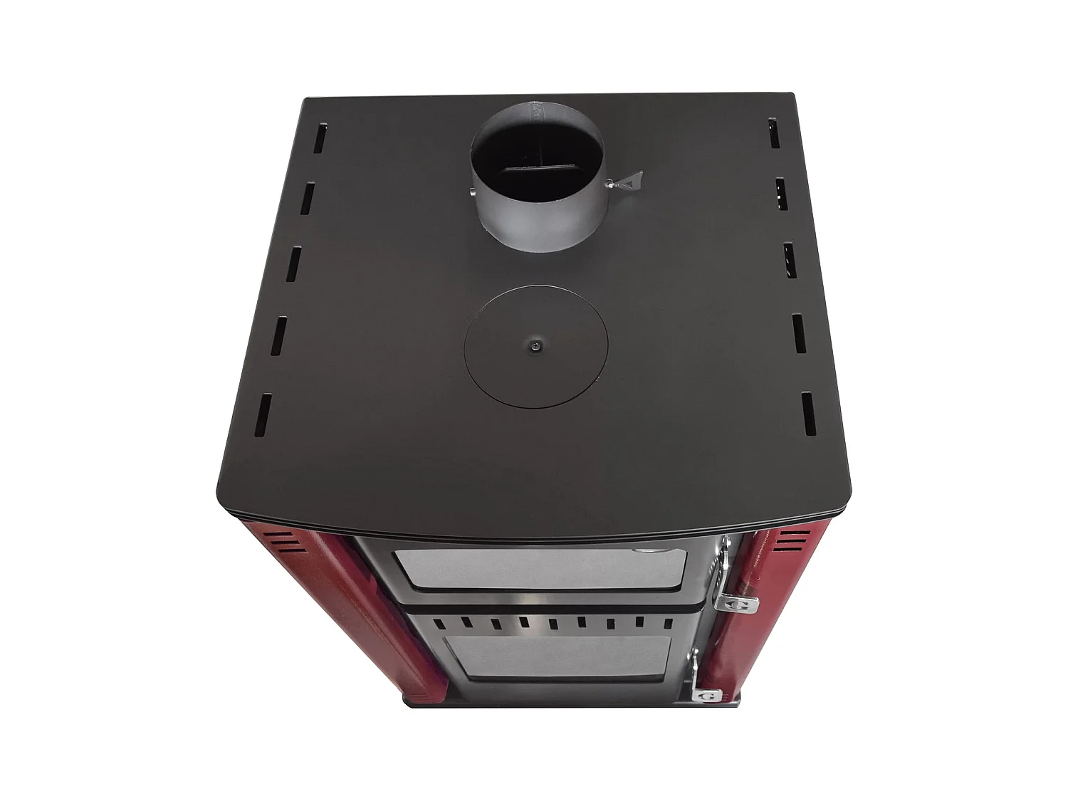 Stufa A Legna Con Forno 27,6Kw Termostufa boiler 38lt Elsa Beige