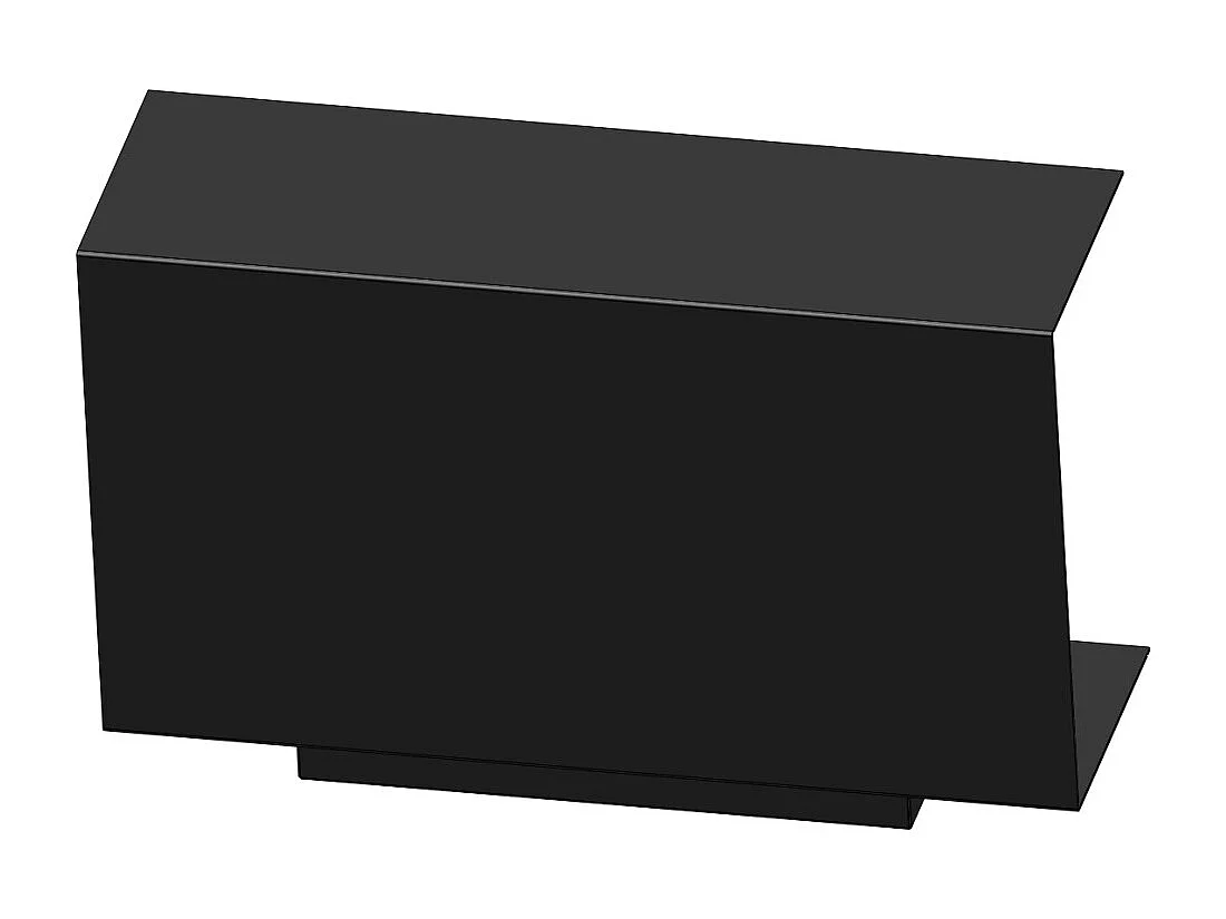 Cheminée au bioéthanol encastrable design C800 V1 avec vitre ouverte sur 3 côtés, brûleur 0,7 litre