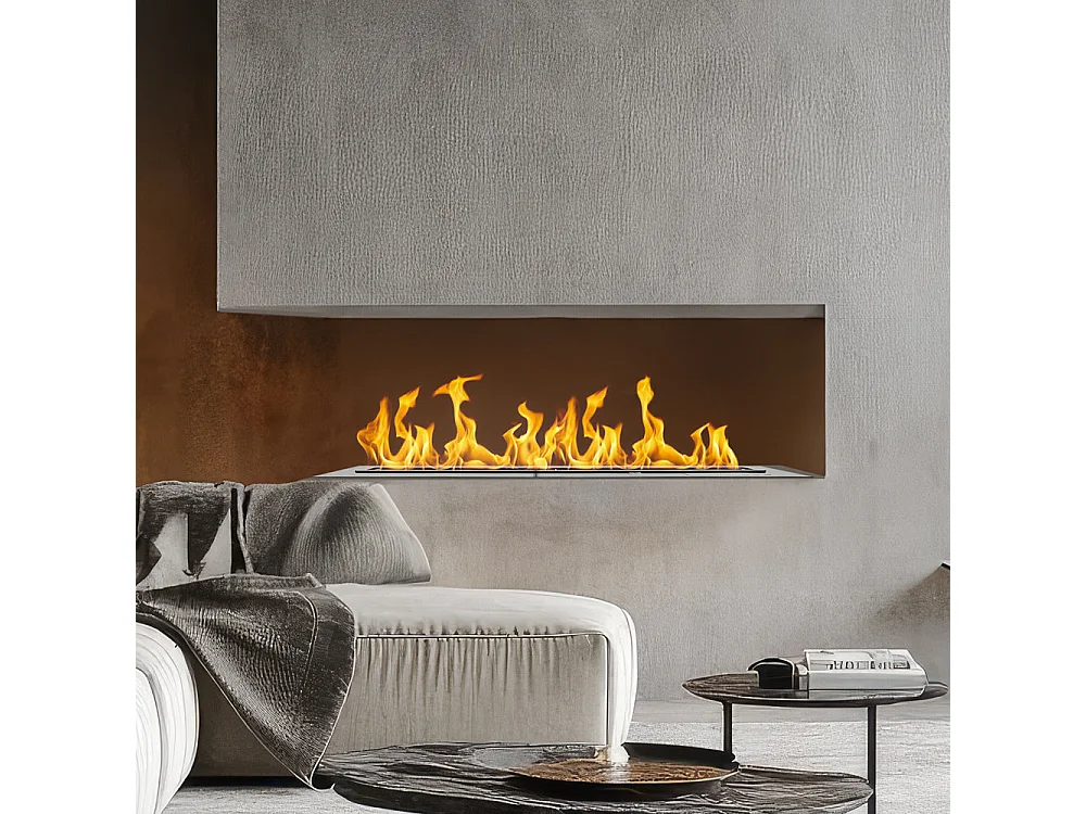 Bruciatore a bioetanolo Smart APP inserto automatico da incasso 70 PRO-LINE