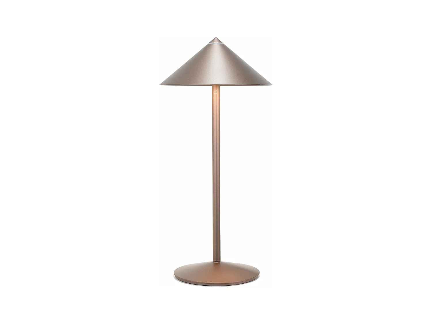 Zafferano Pina L Desk Wiederaufladbare LED-Tischlampe - 6 W, IP65, Touch-Dimmer, Magnetkopf, modernes Design für den Innen- und Außenbereich - Bronze