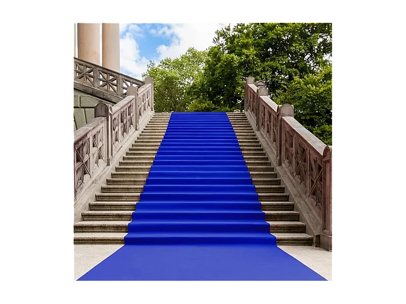 Guia de passagem de carpete para ambientes internos e externos Blu Volturno H 1 x 30 m