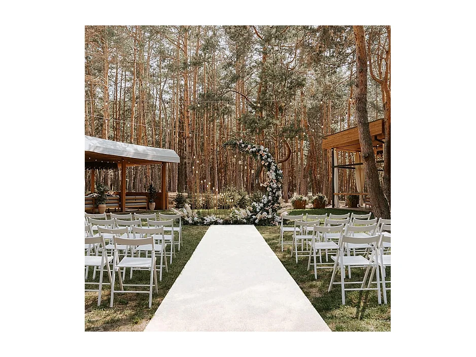 Weiß H 1 x 30 m Indoor Outdoor Läufer Teppich