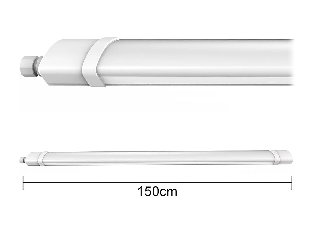 Plafonnier LED étanche 150cm 70W 7000 lm IP65 4000K