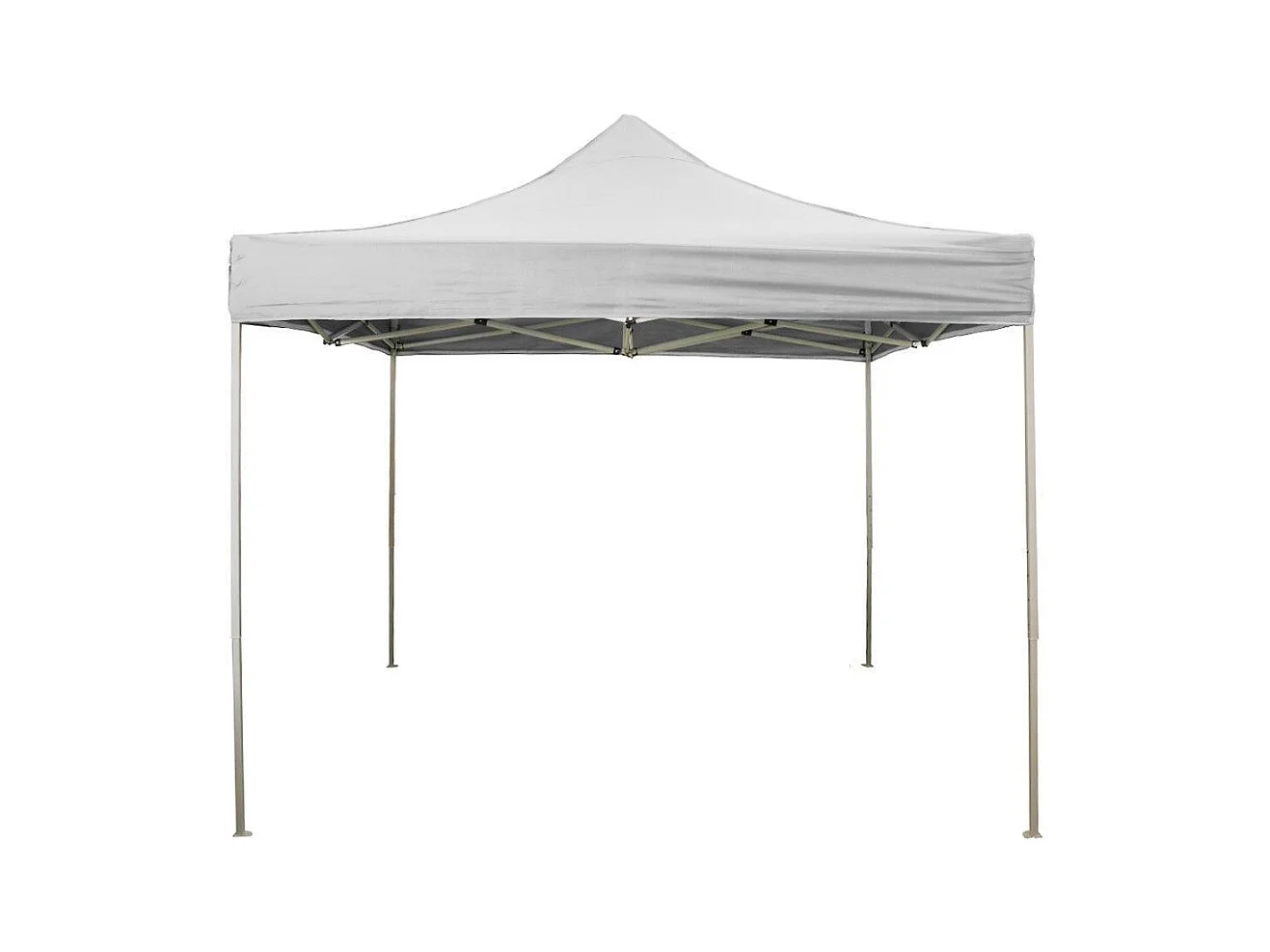 Opvouwbaar vouwtent 3 X 4,5 Wit bedekt met waterdicht PVC