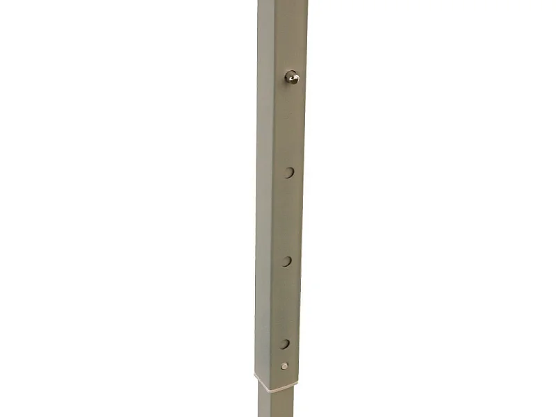 Gazébo pliable pliable 3 X 4,5 Blanc recouvert de PVC imperméable