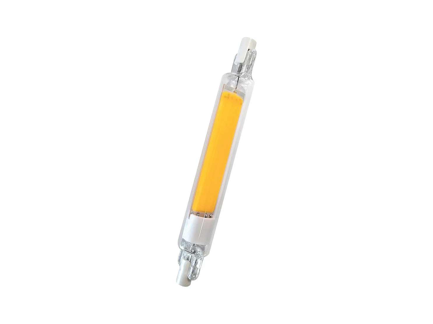 Ampoule LED R7s 118mm 8W 1000lm en verre d.16mm 4000K