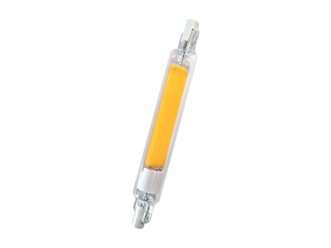 vente unique Ampoule LED R7s 118mm 8W 1000lm en verre d.16mm 3000k