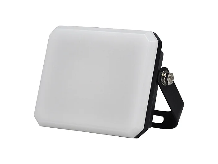 Projecteur LED Noir 230V 10W 4000K Couvercle Laiteux 950lm 89x62x25,5 mm