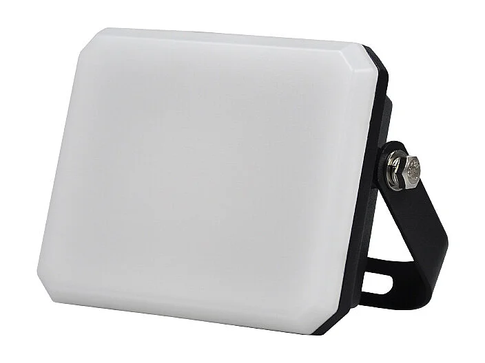 Projecteur LED Noir 230V 10W 4000K Couvercle Laiteux 950lm 89x62x25,5 mm