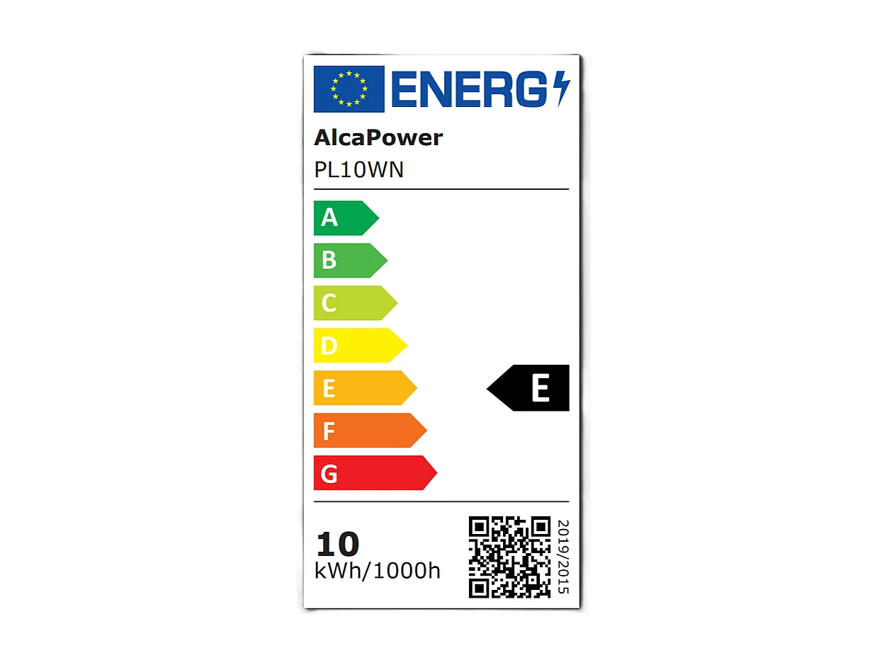 Projecteur LED Noir 230V 10W 4000K Couvercle Laiteux 950lm 89x62x25,5 mm