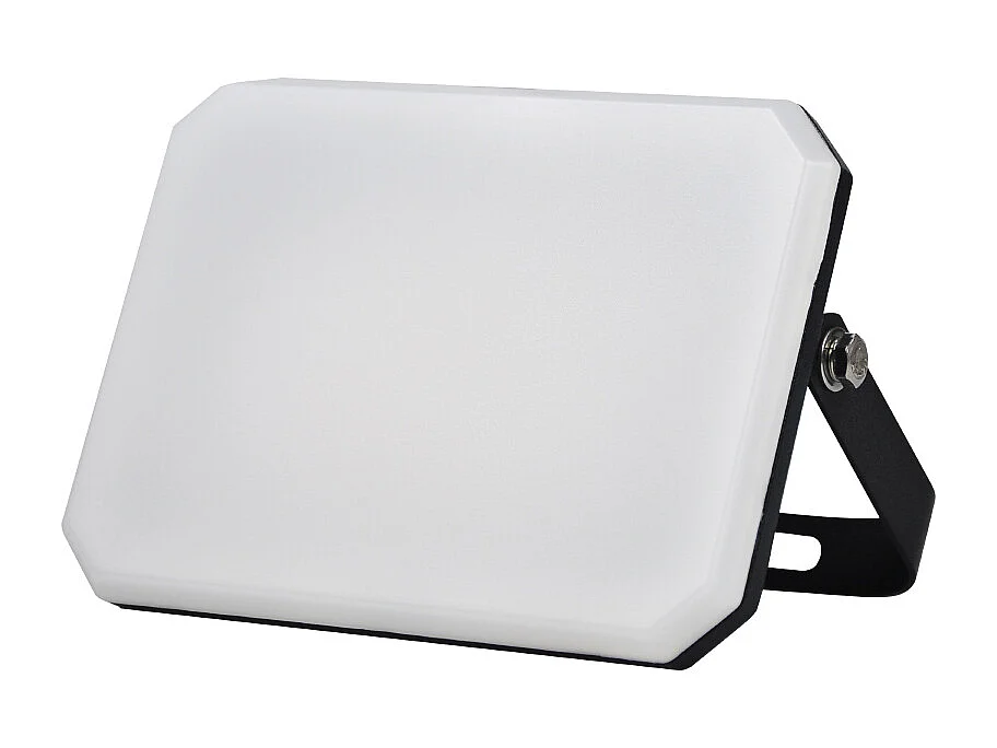 Proiettore a LED Nero Faro da esterno 230V 20W 4000K Cover Milky 2000lm 112x80x25,5 mm