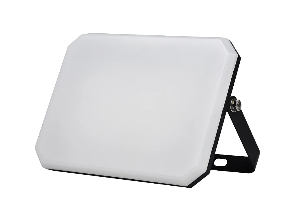 Projecteur LED Noir 230V 30W 4000K Couvercle Laiteux 3000lm 140x100x25,7 mm