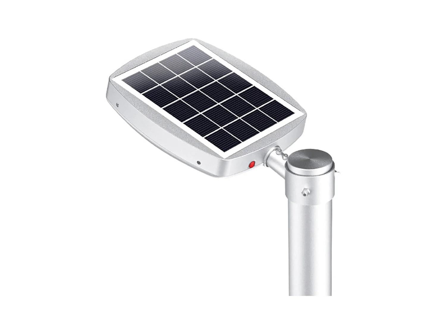 Lampione LED solare 3000lm crepusc+pir+telecomando