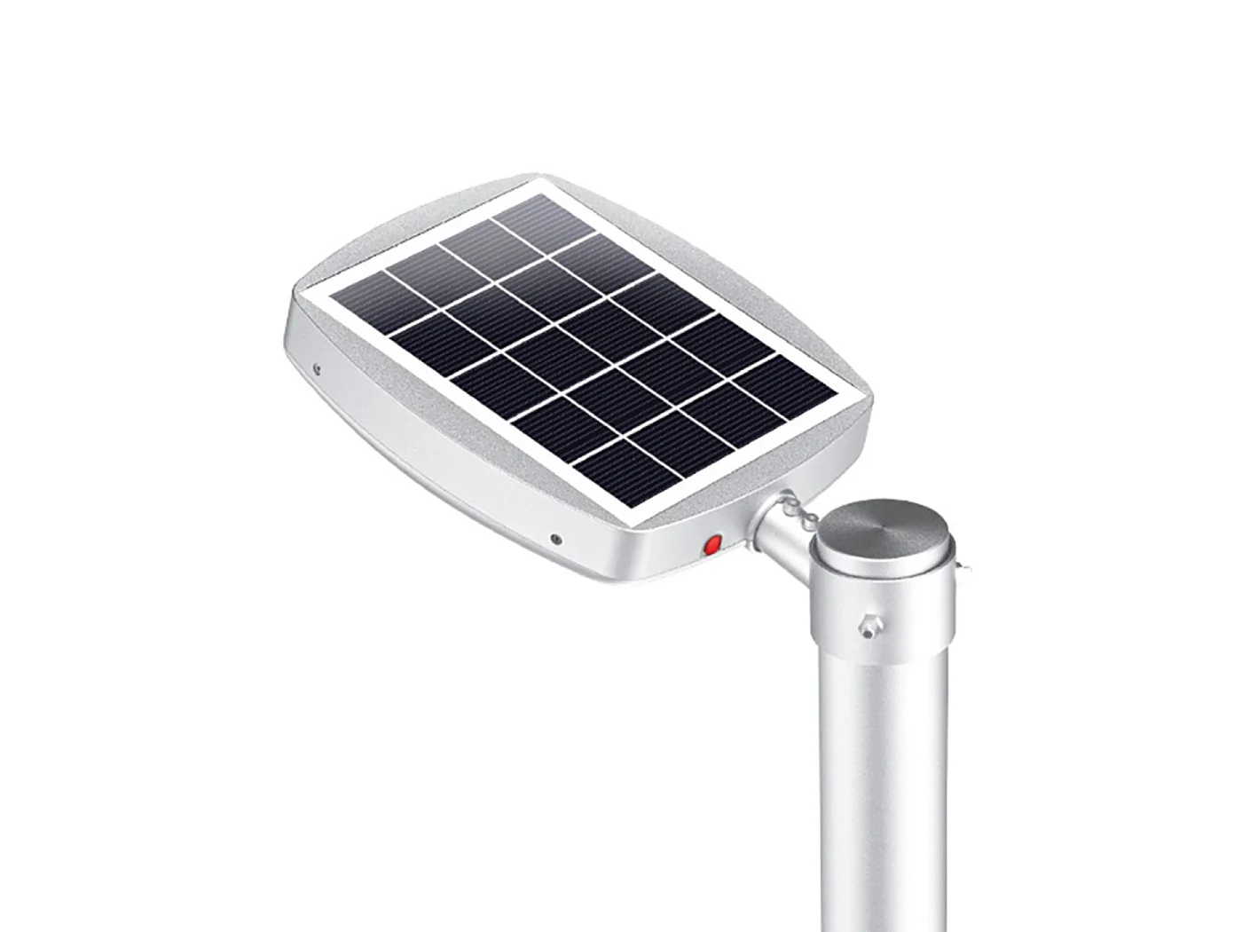 Lampadaire solaire LED 3000lm crépuscule+pir+télécommande