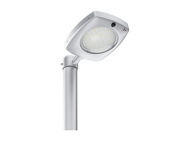 Lâmpada de rua LED solar 3000lm crepúsculo+pir+controle remoto