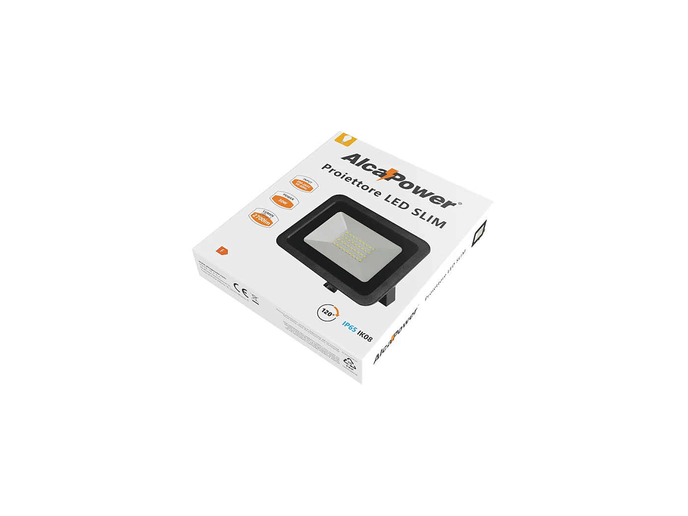 Schwarzes LED-Flutlicht 200-265VAC 30W 6000K