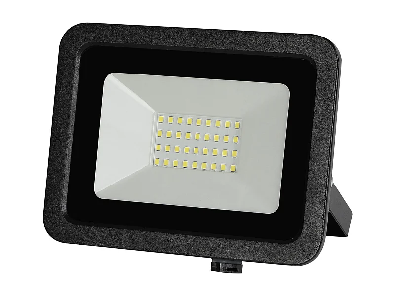 Czarny reflektor LED 200-265VAC 30W 6000K