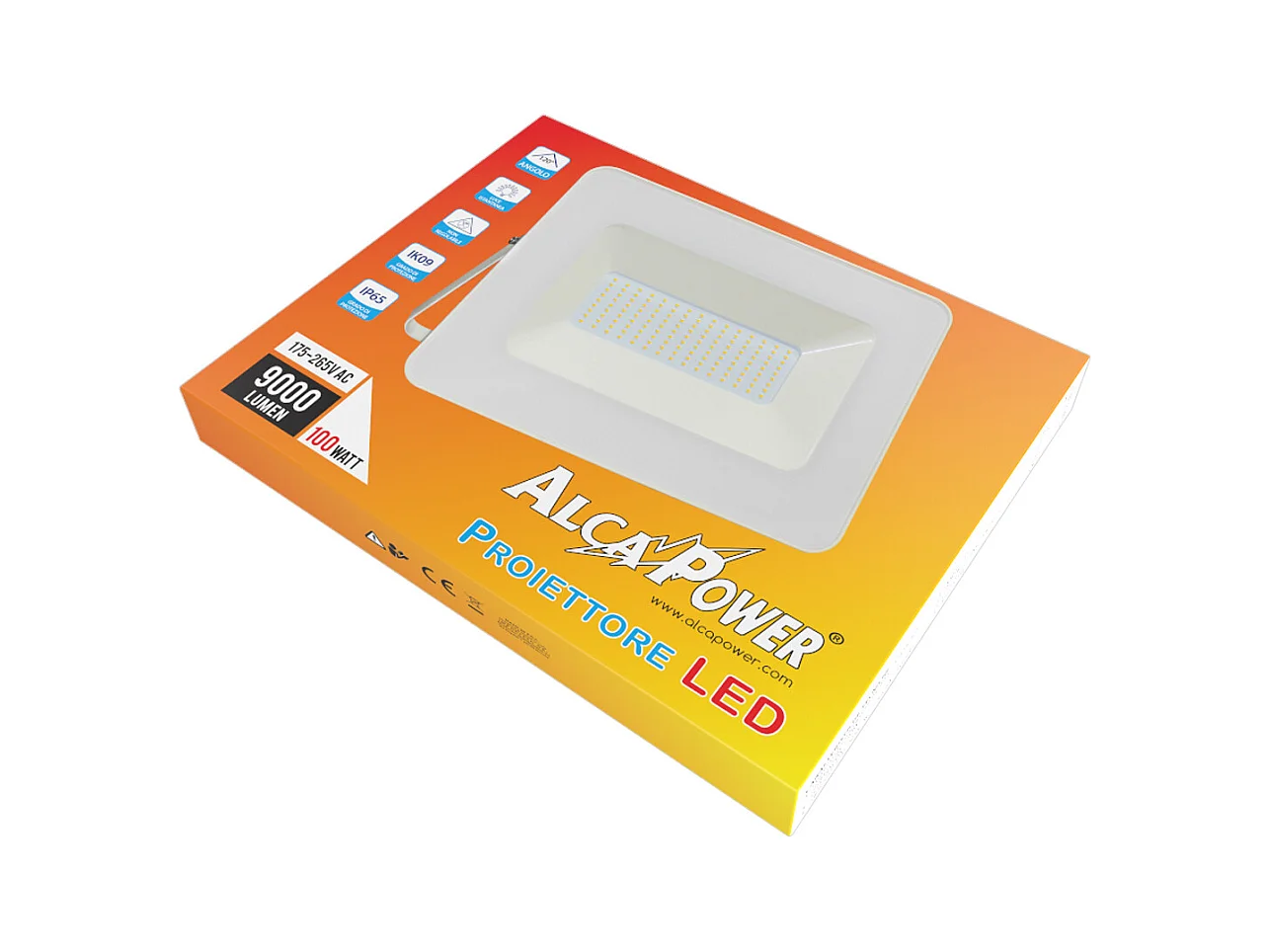 Projecteur LED Blanc 175-265VAC 100W 3000K