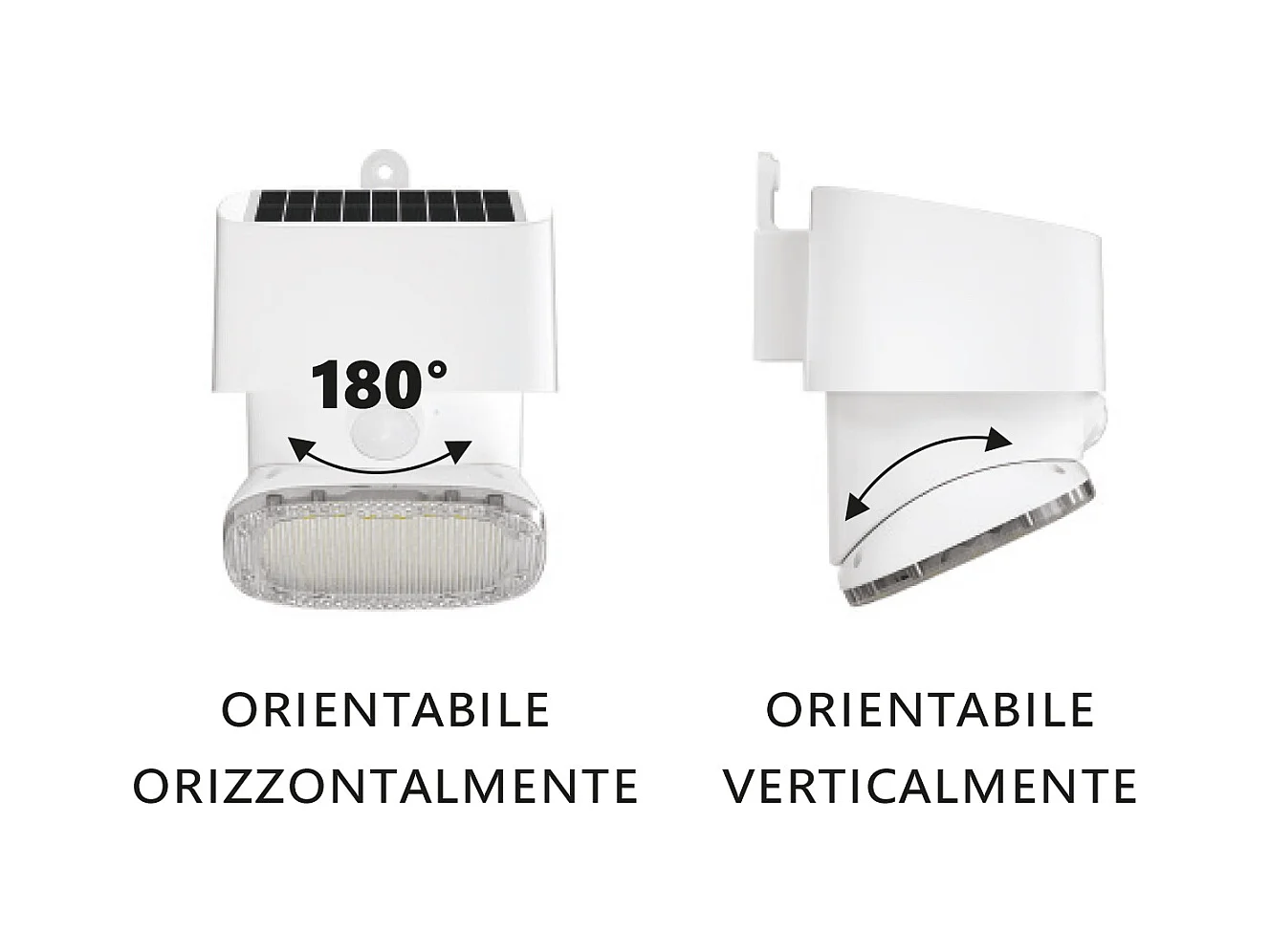 LED solaire multifonction/réglable 2000lm IP65