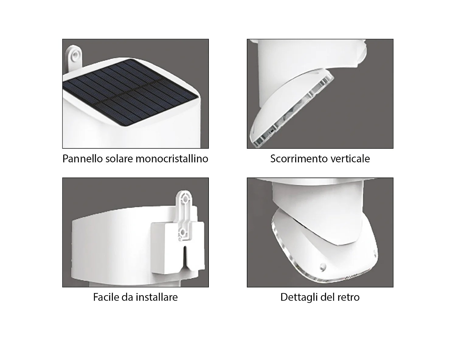 LED solaire multifonction/réglable 2000lm IP65