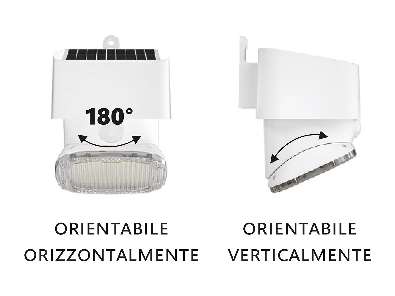 LED solaire multifonction/réglable 2000lm IP65