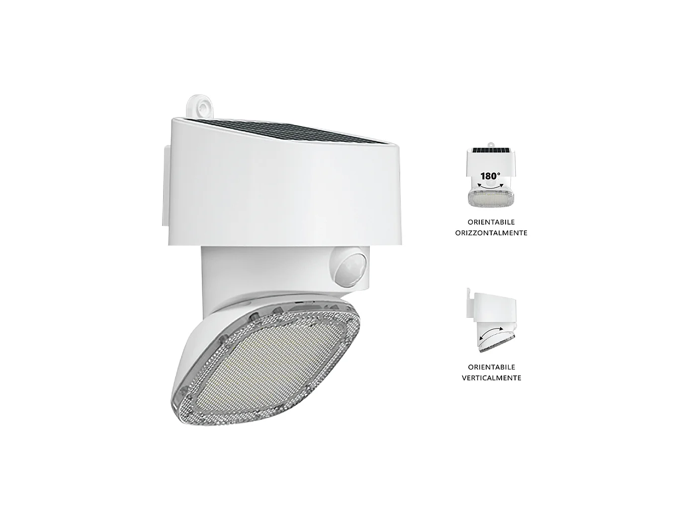 Multifunktions-/einstellbare Solar-LED 2000lm IP65