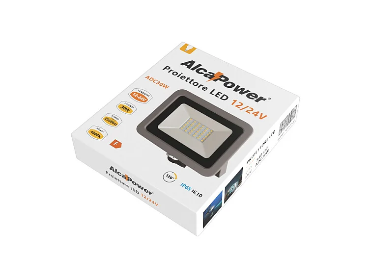 LED-schijnwerper 9-30V 30W 2550lm 4000K