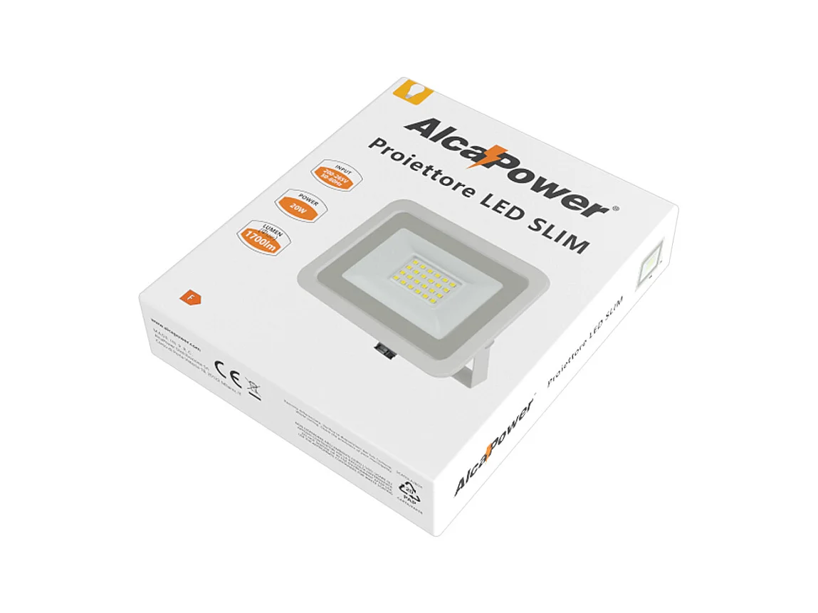 Projecteur LED Blanc 200-265VAC 20W 3000K