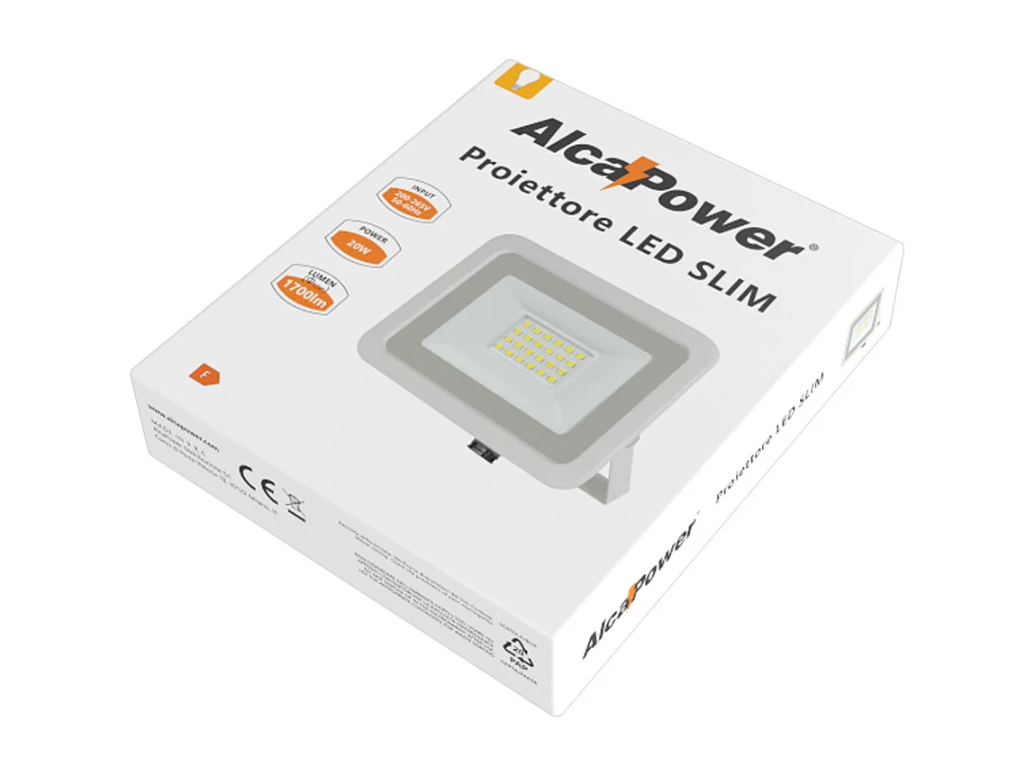 Projecteur LED Blanc 200-265VAC 20W 6000K