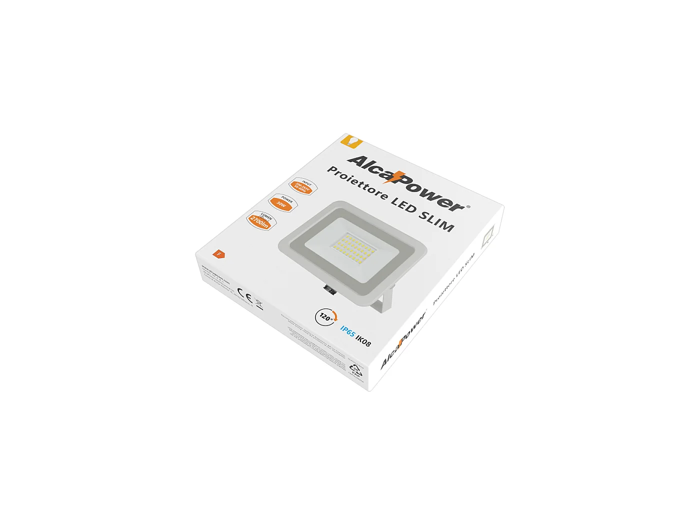 Proiettore LED Bianco 200-265VAC 30W 6000K