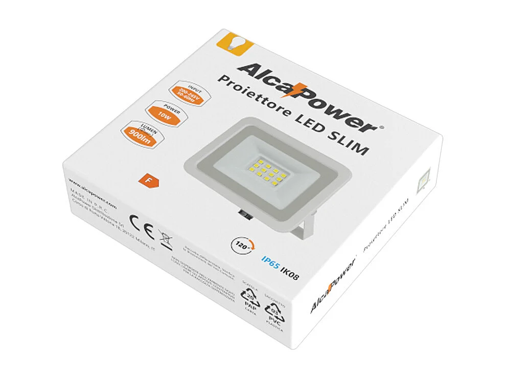 Projecteur LED Blanc 200-265VAC 10W 4000K