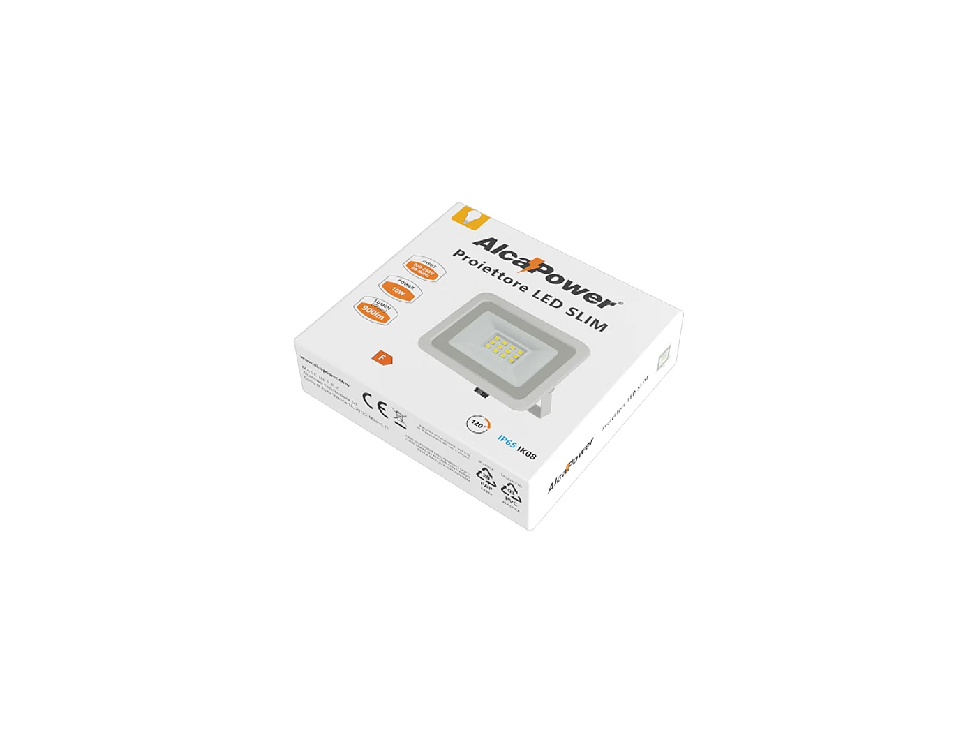 White LED Floodlight 200-265VAC 10W 4000K
