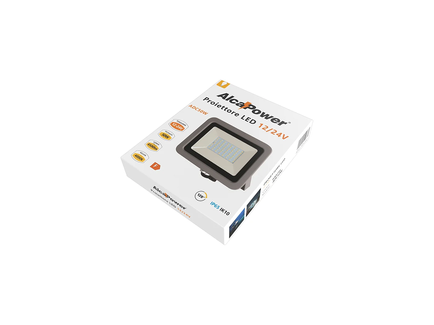 LED-projektør 9-30V 50W 4500lm 4000K