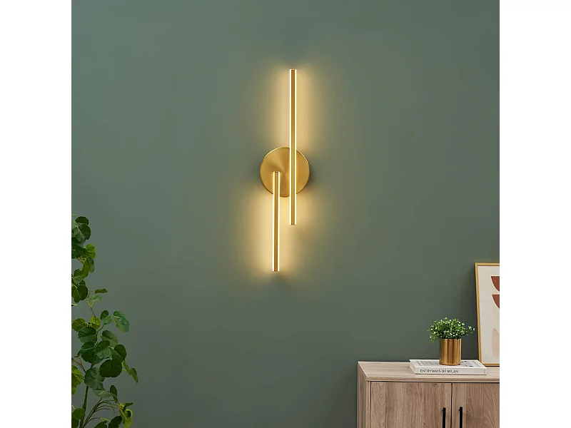 Applique laiton aux lignes épurées 80 cm - Pia