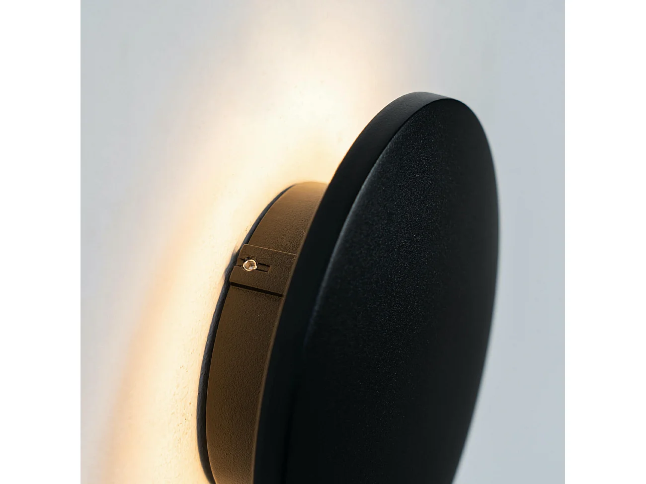 Éclairage mural moderne LED noir IP65 - Lunar