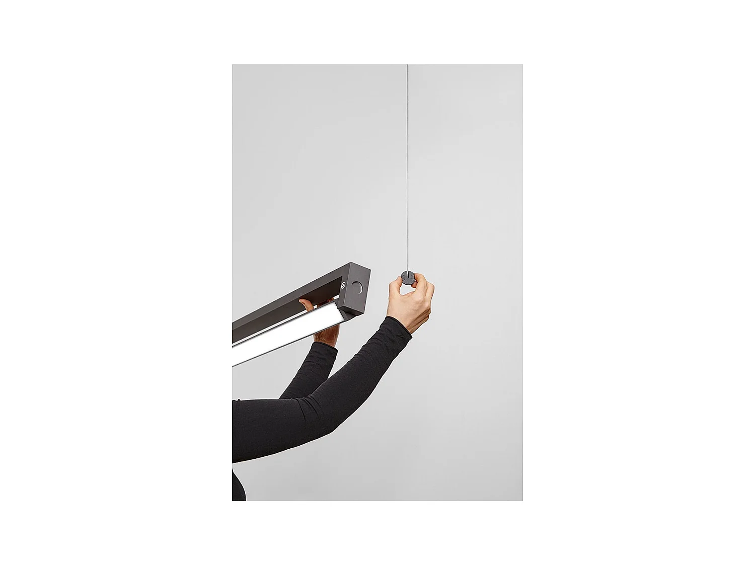 Kit de suspension fixe pour SWAY MOOD Blanc Accessoire avec cordon