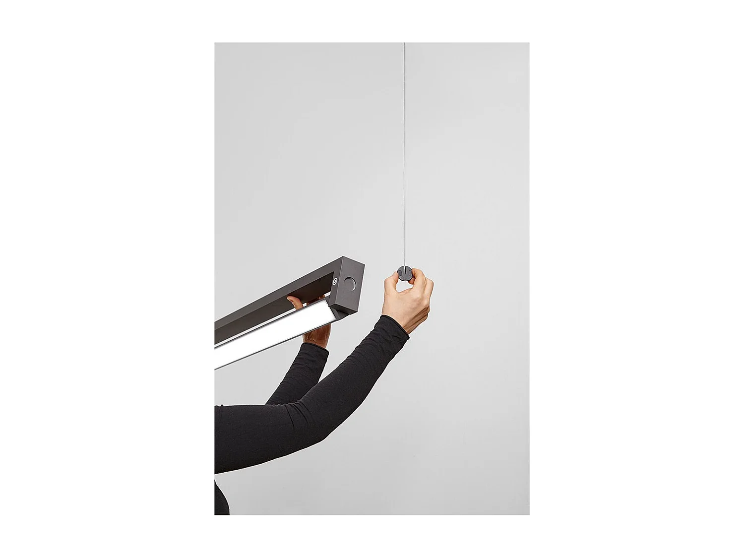 Kit de suspensão fixa para SWAY MOOD Branco - Acessório com cordão