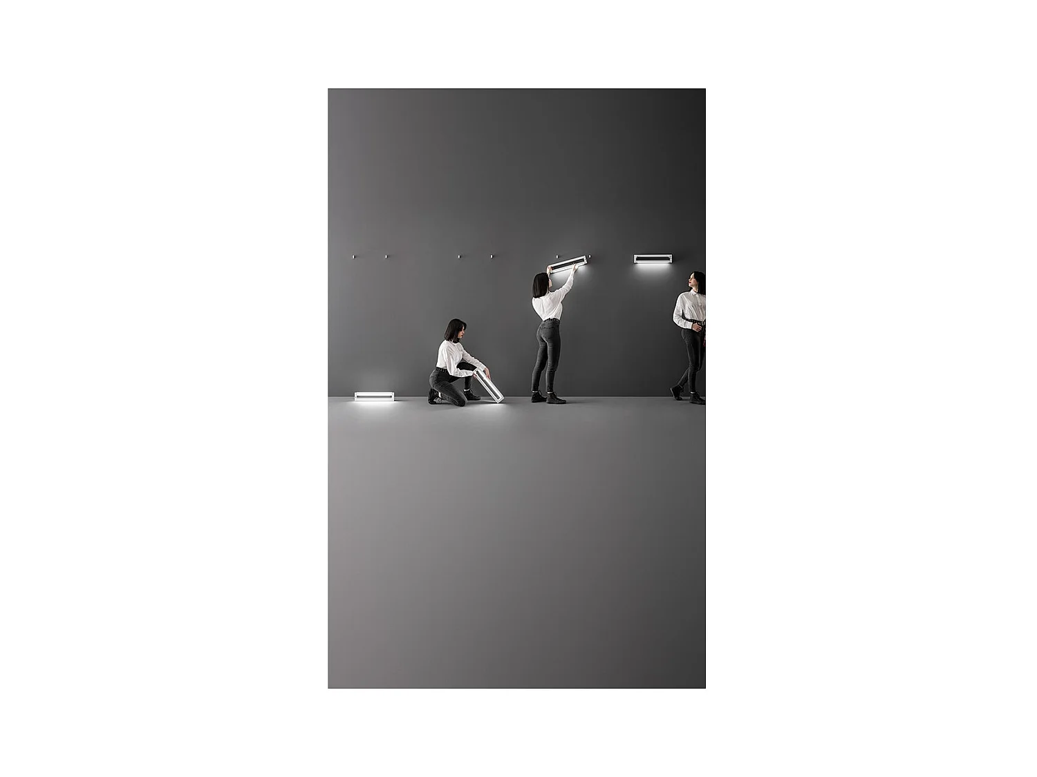 Kit applique pour SWAY MOOD Corten Supports métalliques