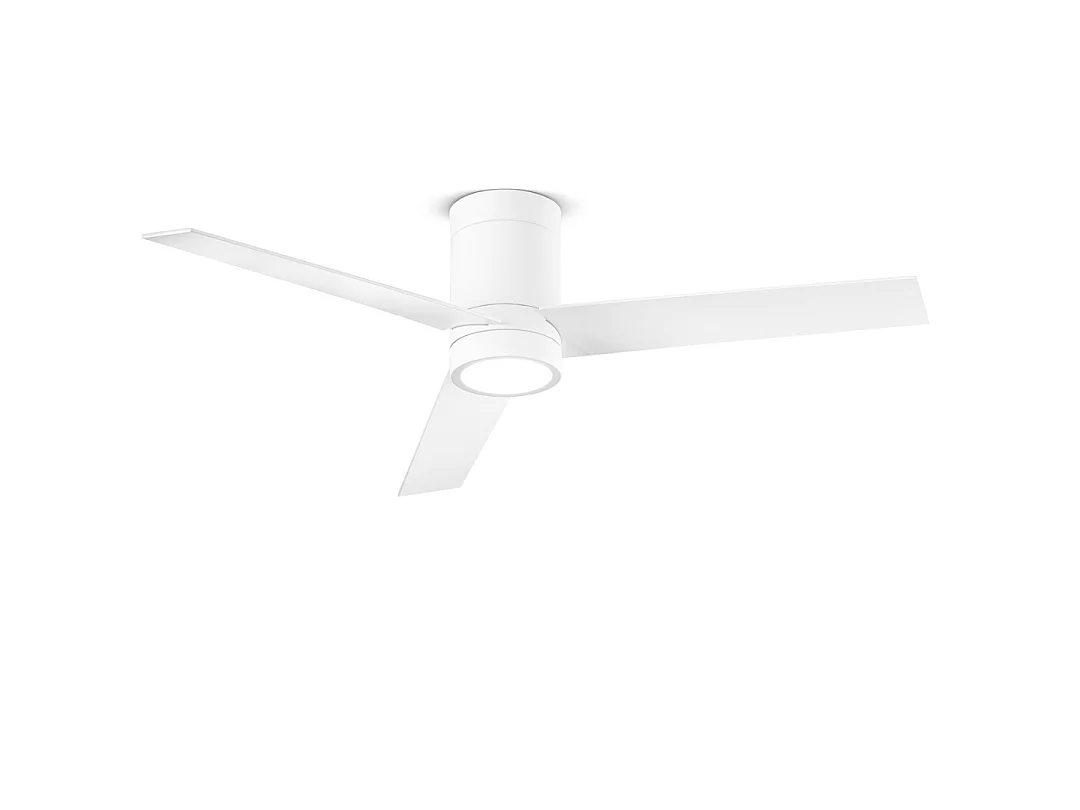Ventilateur de Plafond avec Lumière Perenz 7185 B CT Blanc d. 132 cm, 3 Pales, 6 Vitesses, Moteur DC 40W, Silencieux