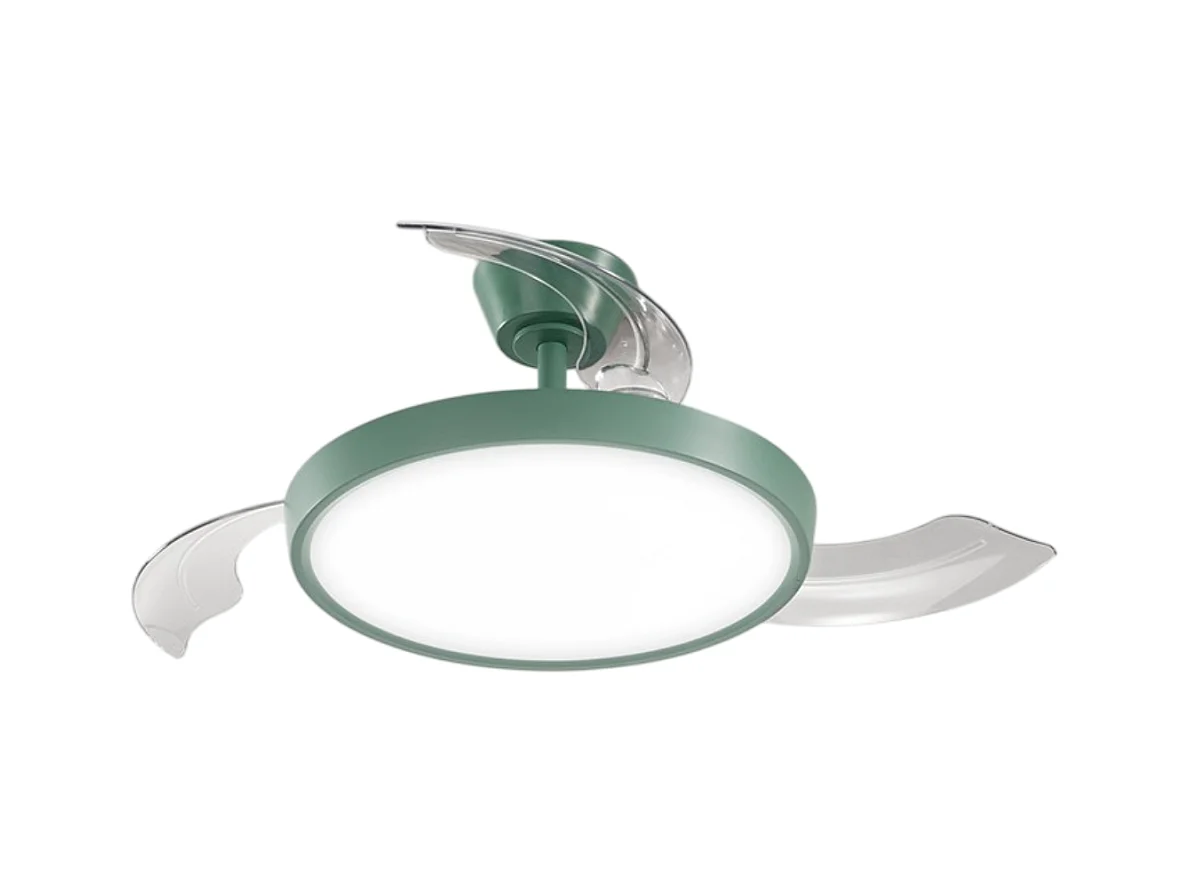 Deckenventilator mit Licht Perenz 7196 R CT Grün – Ø 106 cm, 3 Flügel, 6 Geschwindigkeiten, 40-W-Gleichstrommotor, geräuschlos