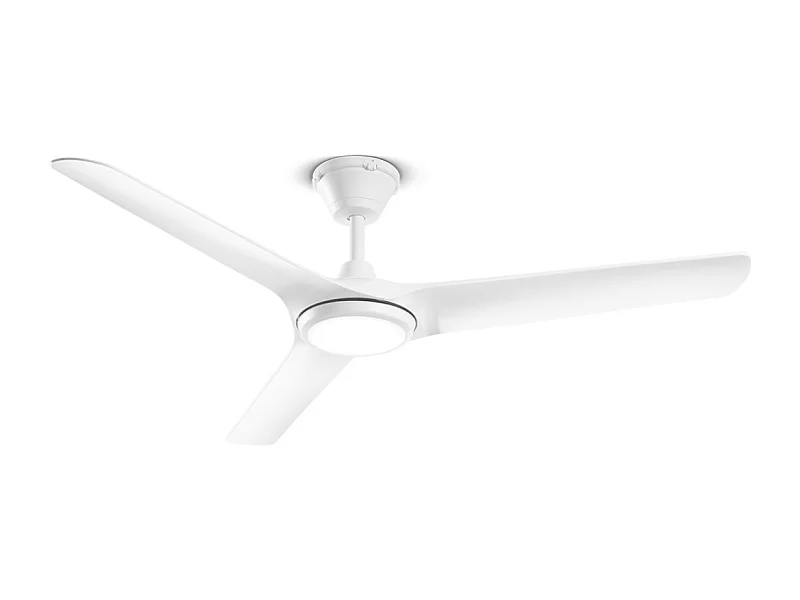 Ventilador de techo con luz Perenz 7194 B CT Blanco – Ø 142 cm, 3 aspas, 9 velocidades, motor DC de 25 W, silencioso