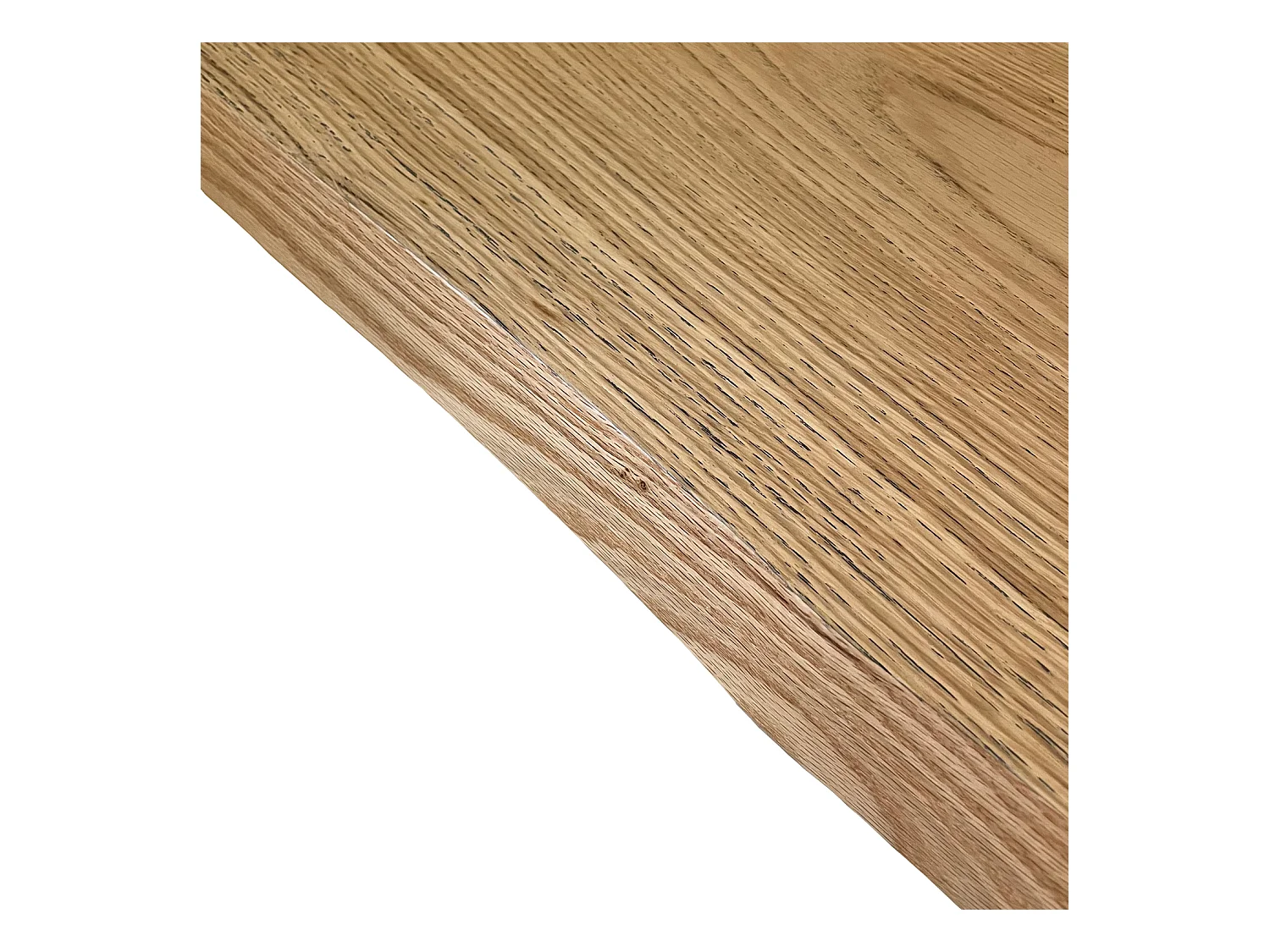 Table fixe 90x140 cm Vindral chêne écorcé pieds anthracite