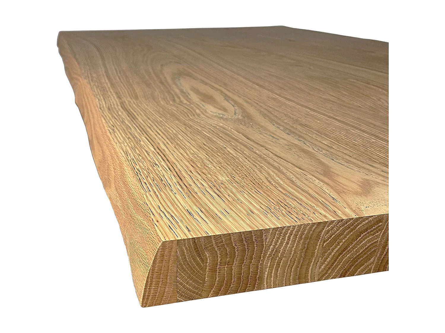 Extendable table 90x160/260 cm Svalen debarked oak with anthracite legs