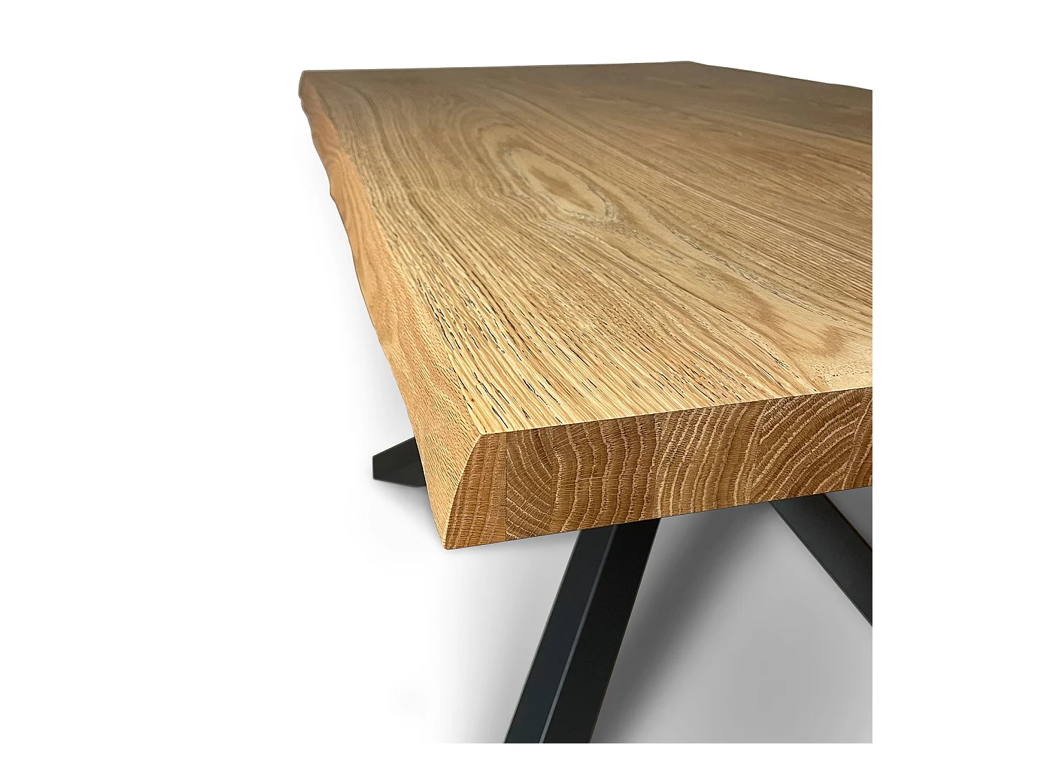 Mesa extensible 90x160/210 cm Versalux patas roble descortezado 4/B