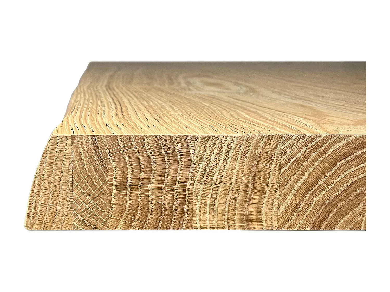 Mesa extensible 90x200/300 cm Svalen roble descortezado patas antracita