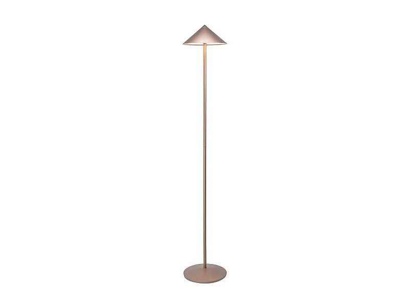 Zafferano Lampada da Terra Led Ricaricabile Pina XXL - 6W, IP65, Dimmer Touch, Testa Magnetica, Design Moderno per Interni ed Esterni - Bronzo