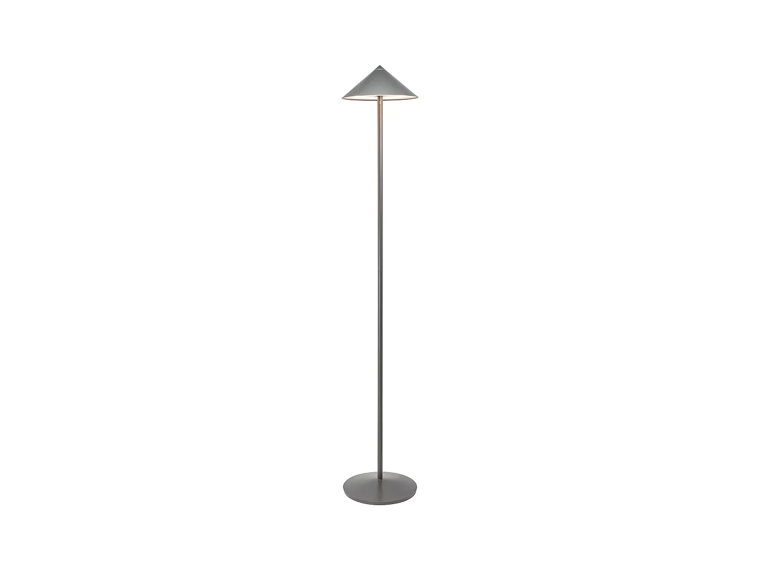 Zafferano Pina XXL lampa podłogowa LED 6W, akumulatorowa, IP65, ściemniacz dotykowy, głowica magnetyczna, tytan