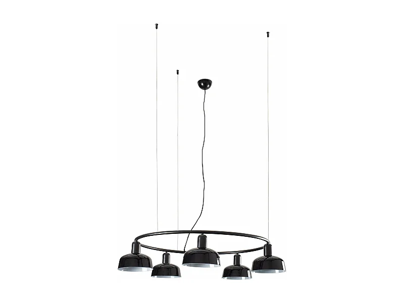 TATAWIN S Zwarte ronde hanglamp