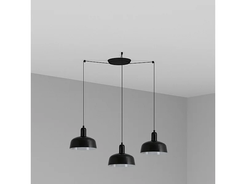 TATAWIN S 3L Schwarze Hängeleuchte